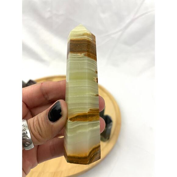 2LB Natural Quartz Stone Obelisk Tower Point Polished Crystal Mixed Lot 12x - Picture 13 of 16